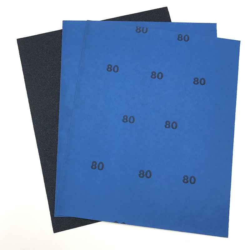 Blue Latex silicon carbide waterproof sandpaper